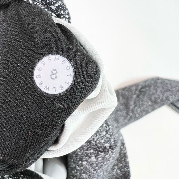 Lululemon Align Leggings Women's 8 Luminesce Splatter Ice Gray Black Pull-On - Picture 9 of 10